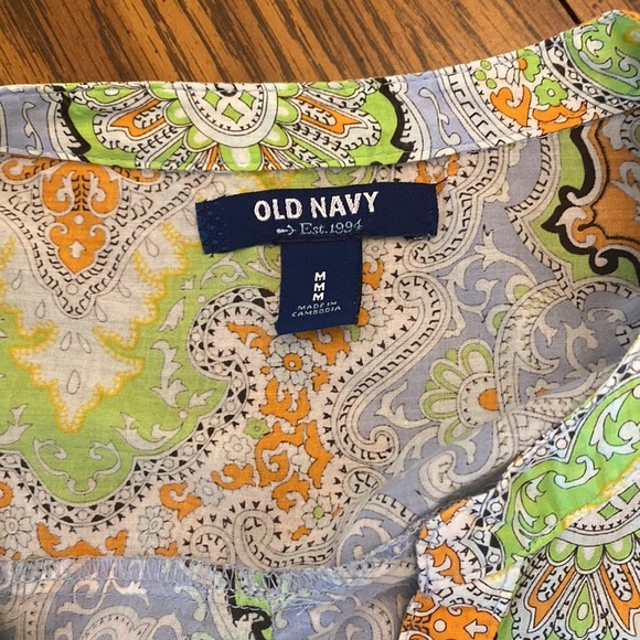 Old Navy Mosaic Print Tank - Size Medium - Picture 7 of 8
